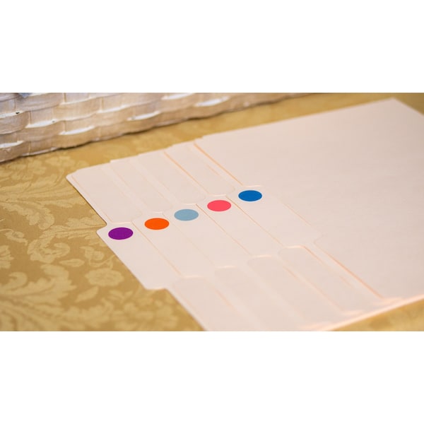 Labels Color Coding Nectarine 1000 Dots